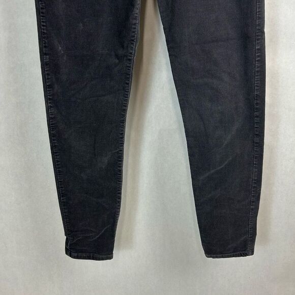 Banana Republic Corduroy Jeans Gray Womens Sz 30 Skinny Stretch Mid-Rise - Picture 3 of 11